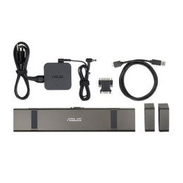Stacja dokująca Asus USB 3.0 HZ-3B z portem Ethernet LAN (RJ-45), 1 portem USB 3.0 (3.1 Gen 1) typu C, 1 portem HDMI, gwarancją