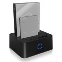ICY BOX IB-123CL-U3 Dockingstation for 2.5"and 3.5" SATA HDD to USB 3.0 Raidsonic ICY BOX 2bay docking- and clone station for 2.