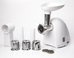 Meat mincer Camry | CR 4802 | White | 600-1500 W | Number of speeds 1 | Middle size sieve, mince sieve, poppy sieve, plunger, sa
