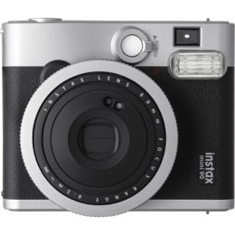 Fujifilm Instax Mini 90 NEO CLASSIC camera + Instax mini glossy (10) Black/Stainless steel, 0.3m - ∞