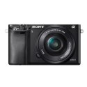Sony ILCE6000LB.CEC Body + 16-50mm Mirrorless Camera Kit, 24.3 MP, ISO 51200, Display diagonal 7.62 ", Wi-Fi, Magnification 1.07