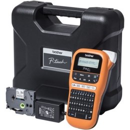 Brother P-Touch | PT-E110VP | Monochrome | Thermal transfer | Other | Black | Orange