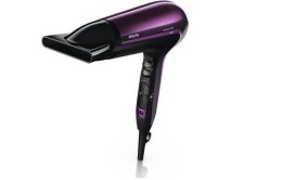 Hair Dryer Philips ThermoProtect Warranty 24 month(s), Ionic function, Motor type DC, 2200 W, Black/Purple