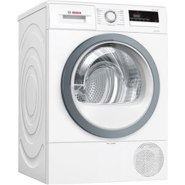 Bosch Dryer mashine WTR85VS8SN Condensed, Sensitive dry, 8 kg, Energy efficiency class A++, Self-cleaning, White, LED, Depth 60