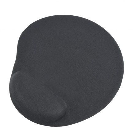 Gembird | Gel mouse pad with wrist support | Ergonomic mouse pad | 240 x 220 x 4 mm | Black