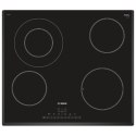 Bosch Hob PKF651FP1E Vitroceramic, Number of burners/cooking zones 4, Black, Display, Timer
