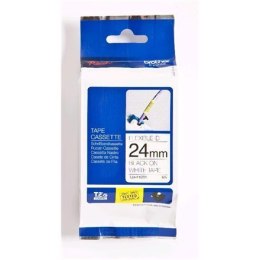 Brother | FX251 | Flexible ID tape | Thermal | Black on white | Roll (2.4 cm x 8 m)
