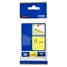 Brother | S621 | Laminated tape | Thermal | Black on yellow | Roll (0.9 cm x 8 m)
