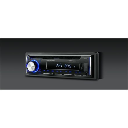 Muse Car radio SD player with bluetooth and USB/Micro SD, 160 W