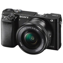 Sony ILCE6000YB.CEC Body + Zoom Lenses (16-50mm and 55-210mm) Mirrorless Camera Kit, 24.3 MP, ISO 51200, Display diagonal 7.62 