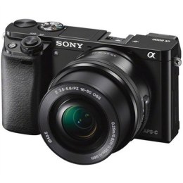 Sony ILCE6000YB.CEC Body + Zoom Lenses (16-50mm and 55-210mm) Mirrorless Camera Kit, 24.3 MP, ISO 51200, Display diagonal 7.62 