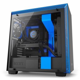 NZXT H700 Side window, Black/Blue, E-ATX, Power supply included No