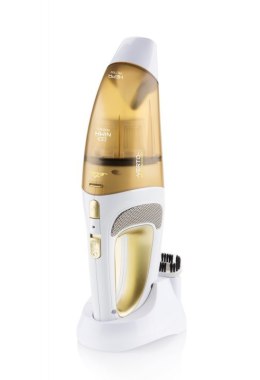 ETA Handheld vacuum cleaner VERTO II Bagless, White/ orange, 6 W, 0.4 L, HEPA filtration system, Cordless, 9.6 V, 15 min