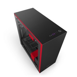 NZXT H700i Side window, Black/Red, E-ATX, Power supply included No