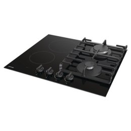Gorenje | GCE691BSC | Hob | Gas on glass + vitroceramic | Number of burners/cooking zones 4 | Rotary knobs | Black
