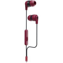 Skullcandy Wired Earbuds Ink'd+ In-ear, Noice canceling, Yes, Noise Isolating Fit, Microphone, Call & Track Control, Moab Red