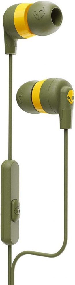 Skullcandy Wired Earbuds Ink'd+ In-ear, Microphone, Noice canceling, Olive Moss