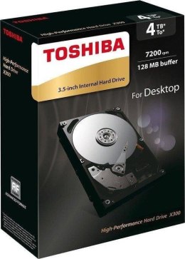 Toshiba X300 4TB 7200 RPM, 4000 GB, 3.5 inch, HDD, 128 MB