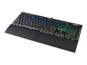 Corsair Mechanical Gaming Keyboard K70 RGB MK.2 RGB LED light, US, Wired, Black, Silent Switch