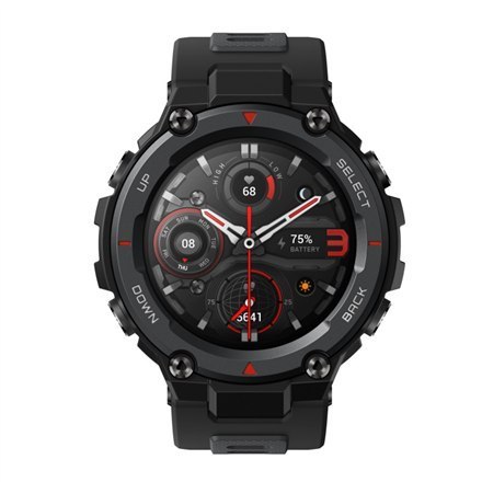 Amazfit T-Rex Pro Smart watch, GPS (satellite), AMOLED Display, Touchscreen, Heart rate monitor, Activity monitoring 24/7, Water
