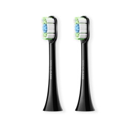 SOOCAS Toothbrush replacement Standard Toothbrush Head For adults, Number of brush heads included 2, Black