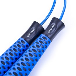 Spokey CANDY ROPE II Jump Rope with Bearings, 300 cm, Blue, PVC