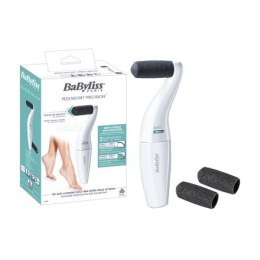 BABYLISS Foot scrub H700E PediSecret Precision White, 2, Cordless, 2 nozzles, Battery