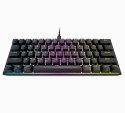 Corsair K65 RGB MINI 60% Mechanical Gaming Keyboard, RGB LED light, NA, Wired, Black