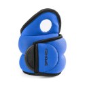 Spokey COM FORM IV Velcro Loads, 2x1.5 kg, Blue, Neoprene