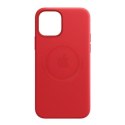 Apple iPhone 12 mini Leather Case with MagSafe Red