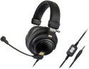 Audio Technica Over-ear Headphones ATH-PG1 Built-in microphone, Over-ear, Black