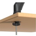 Barkan 13" - 29" Gas Spring, Flat / Curved Monitor Desk Mount, Full Motion - Vertical, Rotate, Fold, Swivel & Tilt