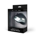 Gembird MUS-ERGO-02 Optical Mouse, Silvergrey, USB