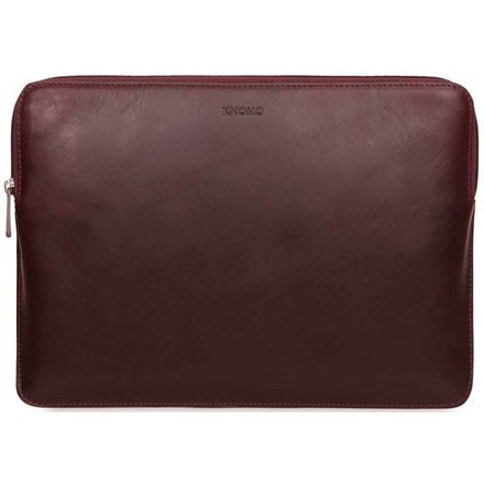 KNOMO BARBICAN Leather Sleeve, 13", Brown