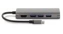 LMP USB-C mini Dock Ethernet LAN (RJ-45) ports 1, USB 3.0 (3.1 Gen 1) ports quantity 3x USB 3.0 port, HDMI ports quantity 1, Eth