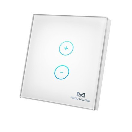 MCO Home MH-DT411 Glass Touch Dimmer Z-Wave Plus, White