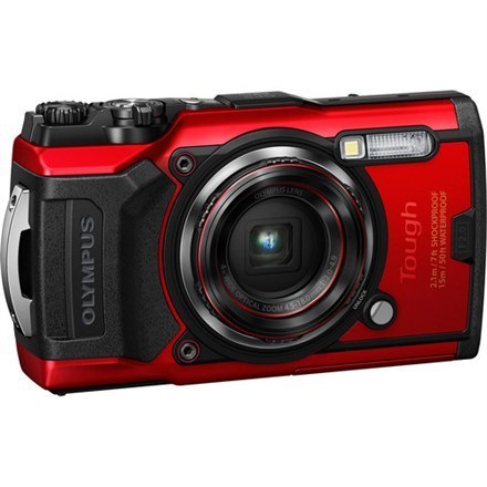 Olympus Digital Camera Tough TG-6 12 MP, Red