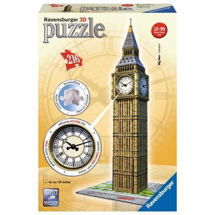 RAVENSBURGER puzzle Big Ben with clock 216 pcs., 12586