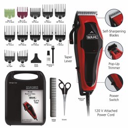 WAHL Clip & Trim Hair Clipper with Detail Trimmer WAH79900-2116 Corded, Number of length steps 9, Red