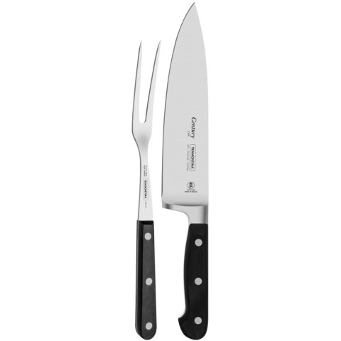 Zestaw sztućców nóż kuchenny widelec do mięs Linia Century 2 szt.