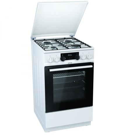 Gorenje Cooker K5341WH Hob type Gas, Oven type Electric, White, Width 50 cm, Electronic ignition, Grilling, 70 L, Depth 60 cm