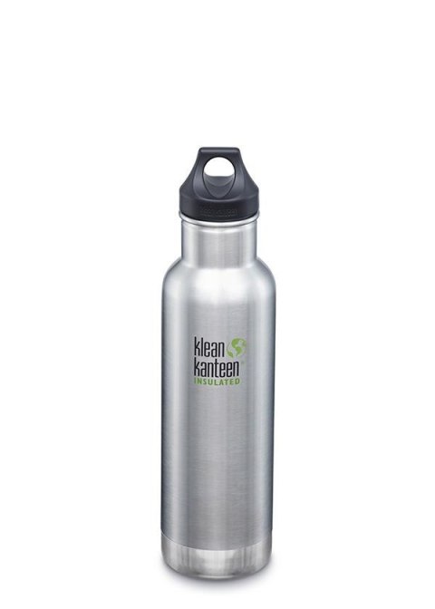 Klean kanteen Insulated Classic Water Bottle 1000571 Capacity 0.592 L, Brushed stainless steel