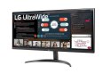 LG 34WP500-B 34 ", IPS, UltraWide FHD, 2560 x 1080 pixels, 21:9, 5 ms, 250 cd/m², Black, Headphone Out, HDMI ports quantity 2