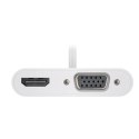 Goobay USB-C multiport adapter HDMI + VGA + PD 100 W 52418 White