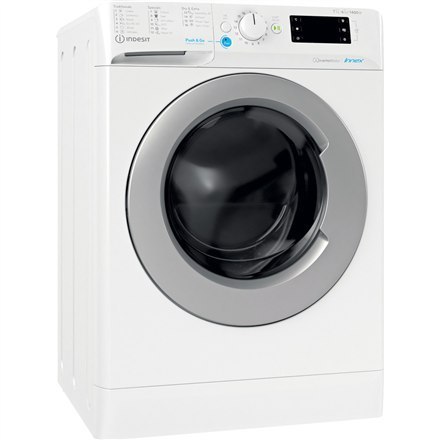 INDESIT Washing machine with Dryer BDE 761483X WS EE N Energy efficiency class D, Front loading, Washing capacity 7 kg, 1351 RPM