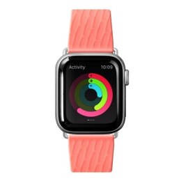 LAUT ACTIVE 2.0, Sport Watch Strap for Apple Watch, 38/40mm, Ergonomic fit, Easy lock, Easy Clean, Coral, Sport Polymer Material