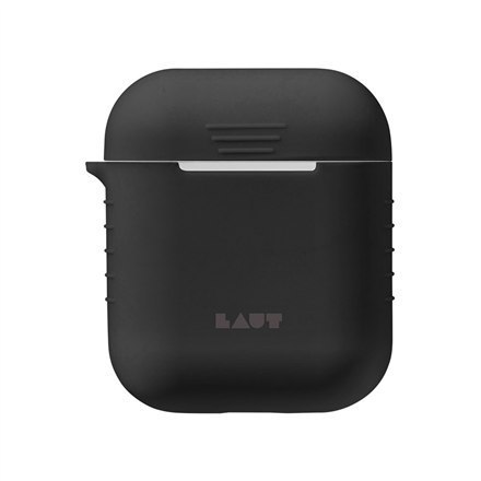 LAUT Charging Case for AirPods POD Charcoal (Black), Silicone rubber, Slim Protective Case