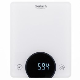 Gerlach Kitchen scales GL 3172 Maximum weight (capacity) 10 kg, Graduation 1 g, Display type LED, White