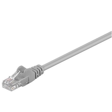 Goobay | CAT 5e | Network cable | Unshielded twisted pair (UTP) | Male | RJ-45 | Male | RJ-45 | Grey | 0.25 m