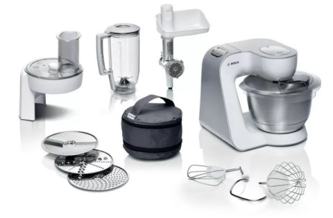Bosch Kitchen machine MUM58231 1000 W, Number of speeds 7, Bowl capacity 3.9 L, White/Silver